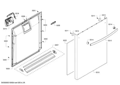 Screws, Door & Housing (0201-0222)