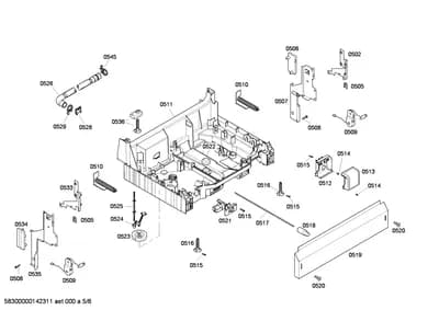 Screws, Door & Housing (0501-0545)