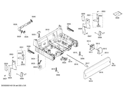 Screws, Door & Housing (0501-0558)