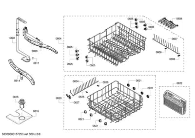 Baskets & Wheels, Flaps & Holders (0601-0627)