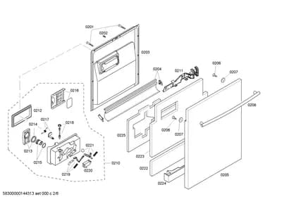 Seals & Gaskets, Door & Housing (0201-0225)