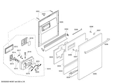 Seals & Gaskets, Door & Housing (0201-0230)