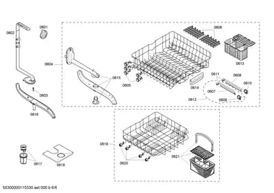 Baskets & Wheels, Flaps & Holders (0601-0621)