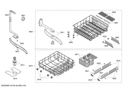 Baskets & Wheels, Flaps & Holders (0601-0621)