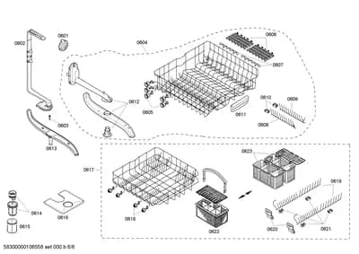 Baskets & Wheels, Flaps & Holders (0601-0623)