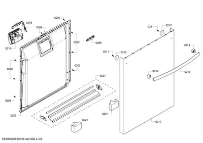 Screws, Door & Housing (0201-0221)