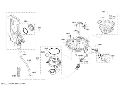 Door & Housing, Hoses (0401-8310)