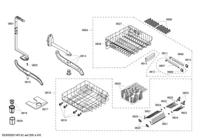 Baskets & Wheels, Flaps & Holders (0601-0628)