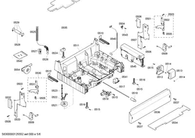 Screws, Door & Housing (0501-0554)