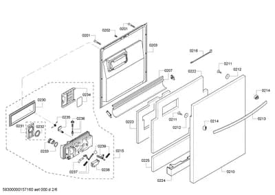 Seals & Gaskets, Door & Housing (0201-0239)
