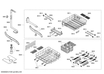 Baskets & Wheels, Flaps & Holders (0601-0633)