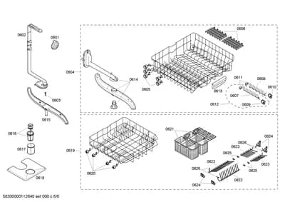 Baskets & Wheels, Flaps & Holders (0601-0626)