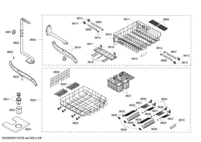 Baskets & Wheels, Flaps & Holders (0601-0633)