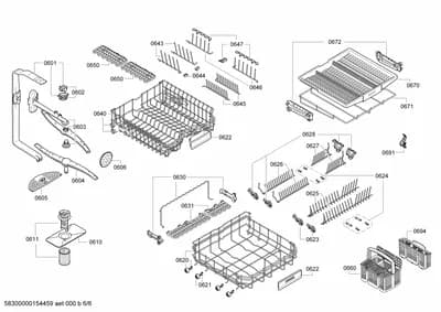 Baskets & Wheels, Spray Arms (0601-0694)