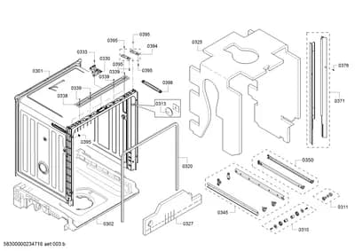 Screws, Rails (0310-0395)