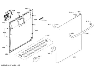 Screws, Door & Housing (0201-0221)