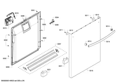 Screws, Door & Housing (0201-0221)