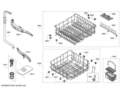 Baskets & Wheels, Flaps & Holders (0601-0628)
