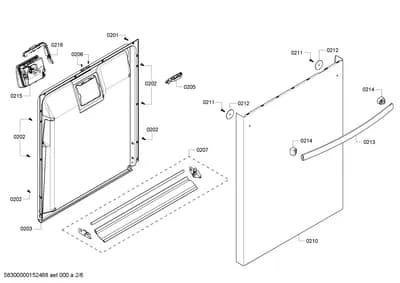 Screws, Door & Housing (0201-0216)