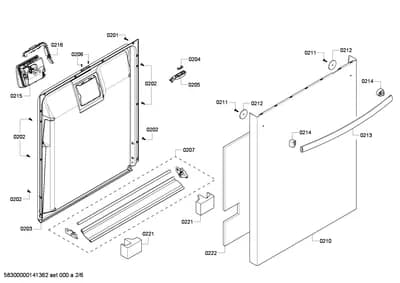 Screws, Door & Housing (0201-0222)