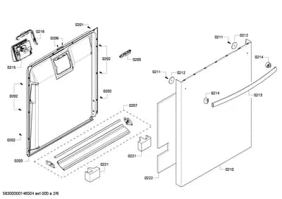 Screws, Door & Housing (0201-0222)