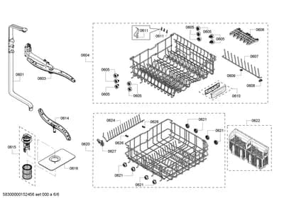 Baskets & Wheels, Flaps & Holders (0601-0627)