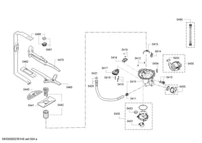 Door & Housing, Screws (0410-8102)