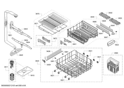 Baskets & Wheels, Flaps & Holders (0601-8310)