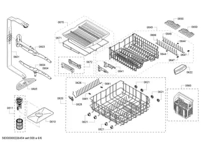 Baskets & Wheels, Flaps & Holders (0601-8110)