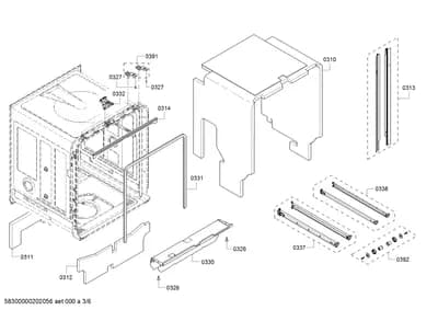 Screws, Rails (0310-8310)