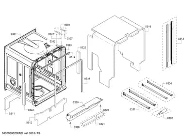 Screws, Rails (0310-8310)