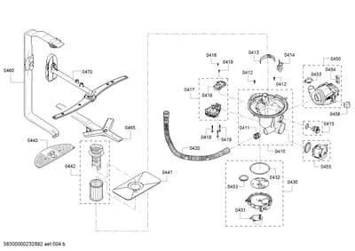 Door & Housing, Screws (0410-0470)