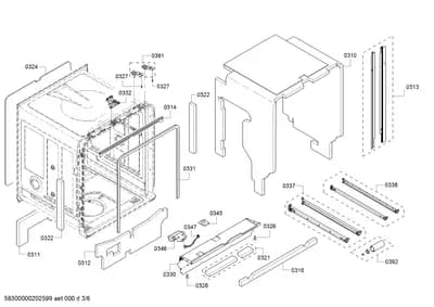 Screws, Rails (0310-8310)