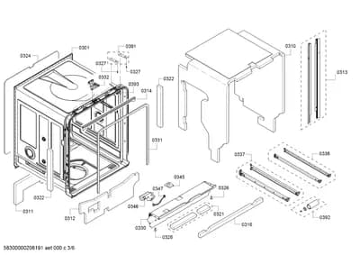 Screws, Rails (0310-8310)