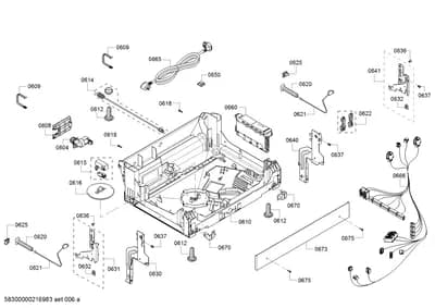 Door & Housing, Screws (0604-0675)
