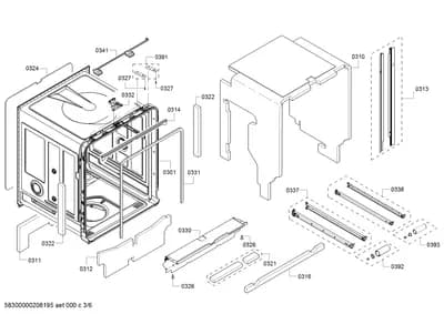 Screws, Rails (0310-8310)