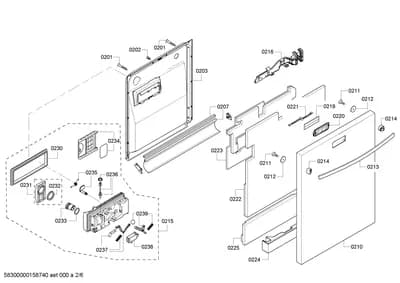 Door & Housing, Seals & Gaskets (0201-0239)