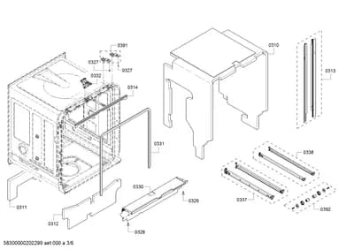 Screws, Rails (0310-8310)