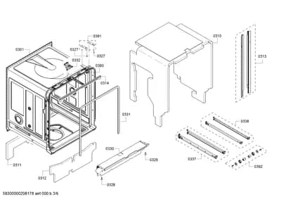 Screws, Rails (0310-8310)