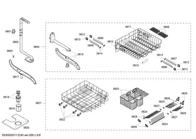Baskets & Wheels, Flaps & Holders (0601-0628)