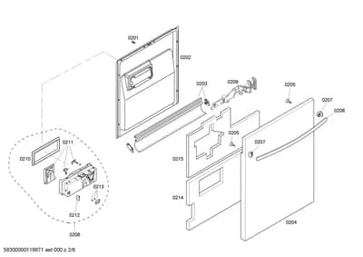 Seals & Gaskets, Screws (0201-0215)