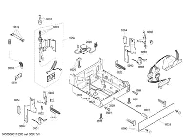 Door & Housing, Hoses (0500-0591)