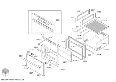 Seals & Gaskets, Door & Housing (0203-0236)