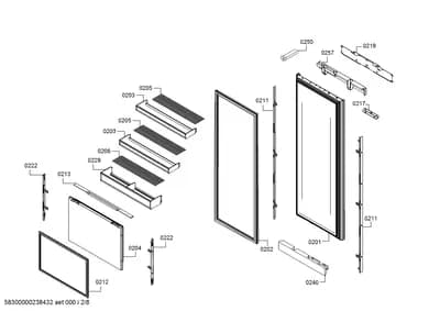 Door & Housing, Seals & Gaskets (0201-0258)