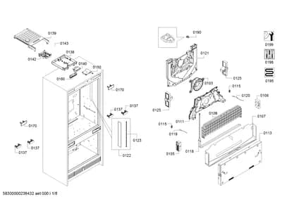 Door & Housing, Fan Parts (0103-0190)