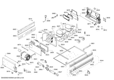 Door & Housing, Hoses (0602-0675)