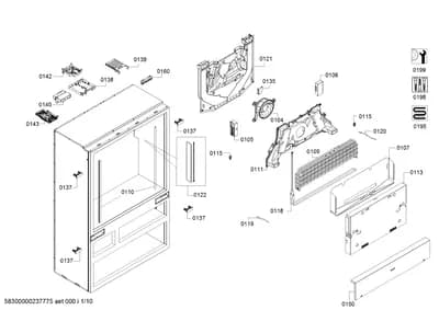 Door & Housing, Mounting & Fixing (0103-8100)