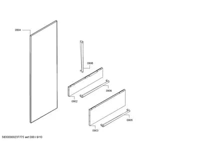 Door & Housing, Handles & Knobs (0902-8300)