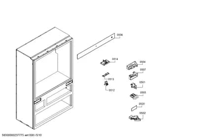 Door & Housing, Hinges (0501-8300)