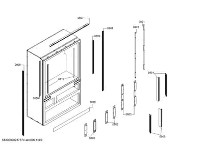 Door & Housing, Filters (0801-8300)